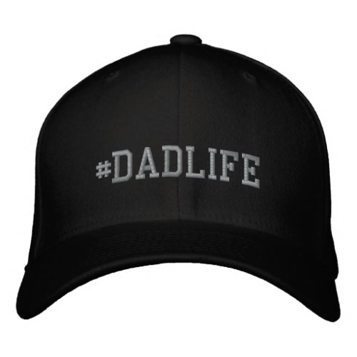 DadLife Embroidered Basic Flexfit Wool Cap