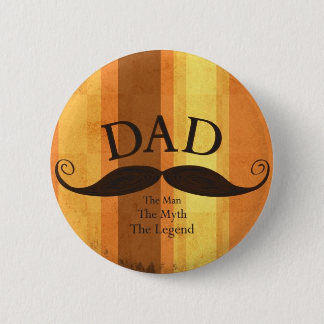 DadMustache Button (Front)
