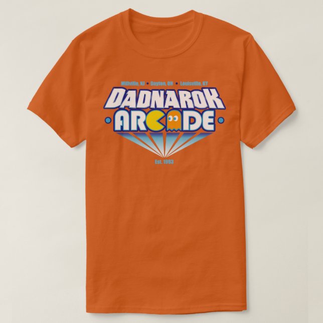 Dadnarok Arcade B T-Shirt (Design Front)
