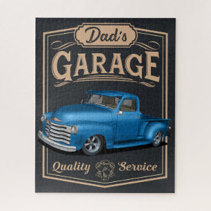Dad's 1953 Truck Garage Jigsaw Puzzle