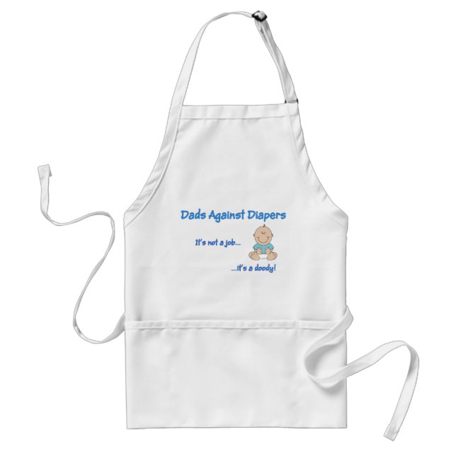 Dads Against Diapers Adult Apron (Front)