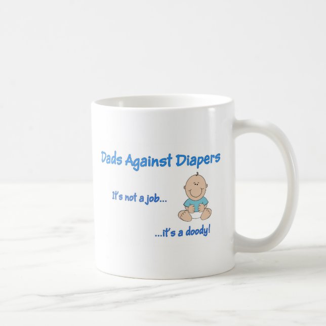 Dads Against Diapers Coffee Mug (Right)