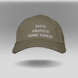 Dad's Amateur Home Repair Embroidered Baseball Cap