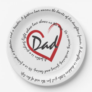 Dads and Fathers Day Paper Plates