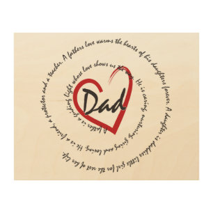 Dads and Fathers Day Wood Wall Art