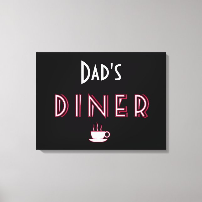 Dad's Art Deco Diner Sign (Front)