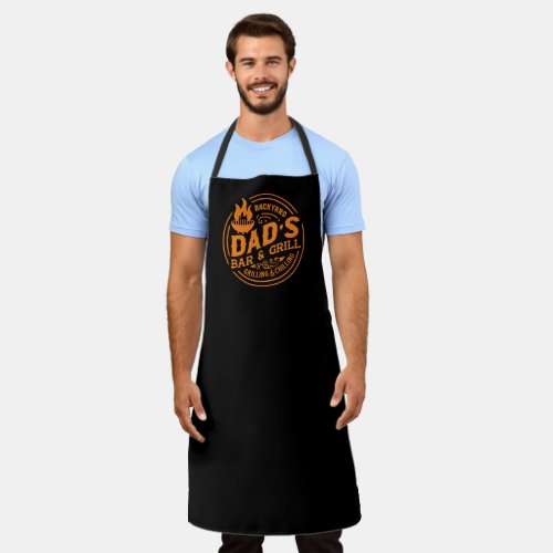 Dads Bar and Grill BBQ Apron