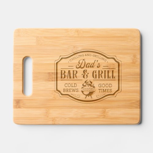 Dads Bar and Grill Cutting Board