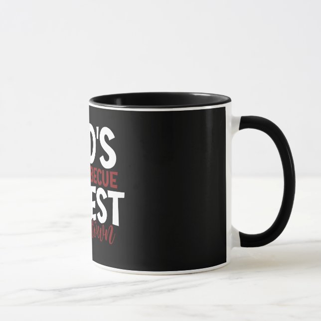 Dad's Barbecue The Best In Town Father's Day Mug (Right)