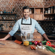 Dad's Barbeque | Father's Day BBQ Photo Collage Apron