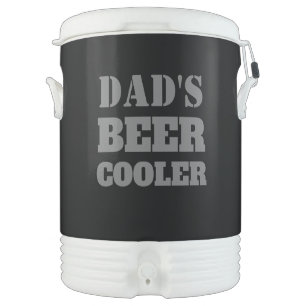 Dad's Beer Cooler Custom Beverage Dispenser