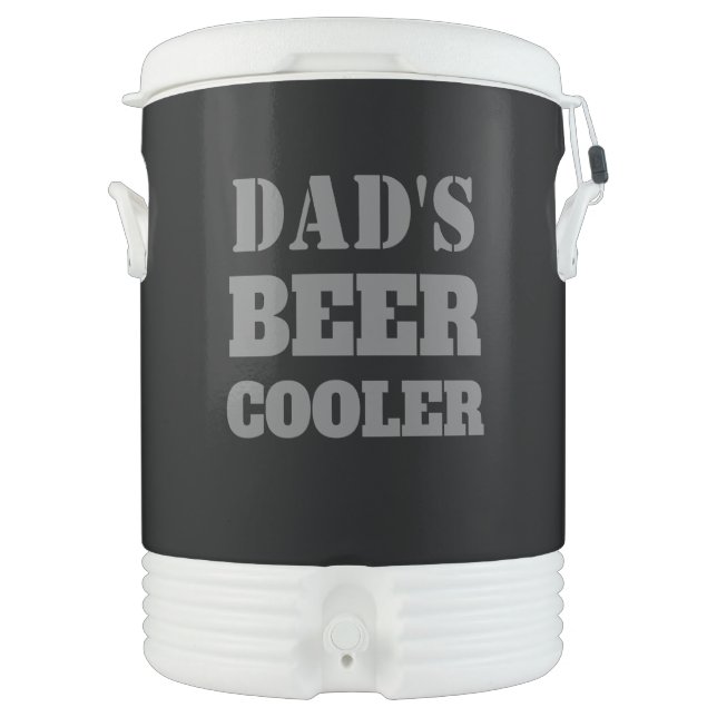 Dad's Beer Cooler | Custom Beverage Dispenser (Front)