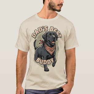 Dad's Best Buddy Labrador Retriever Gift T-Shirt