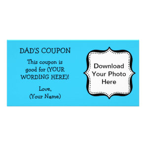 Dad's Birthday COUPON FOR DAD Card