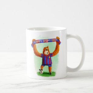 Dad's Birthday Football Orangutan Coffee Mug