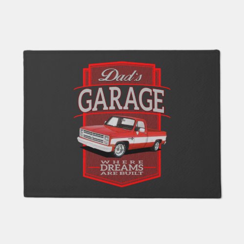Dads C10 Garage Doormat