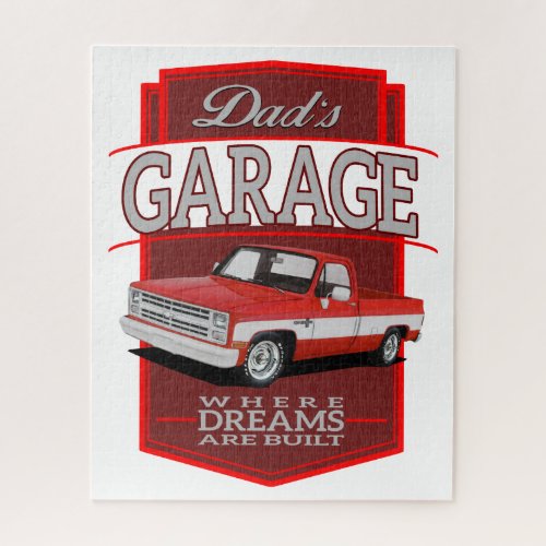 Dads C10 Garage Jigsaw Puzzle