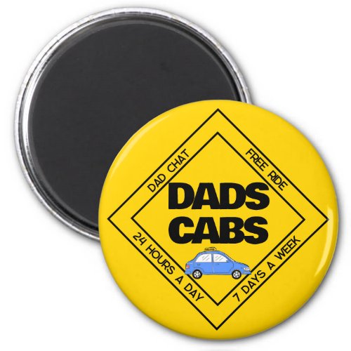 Dads Cabs Magnet