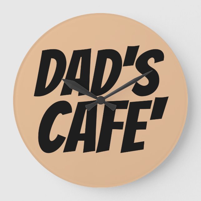 DAD'S CAFE' WALL CLOCKS (Front)