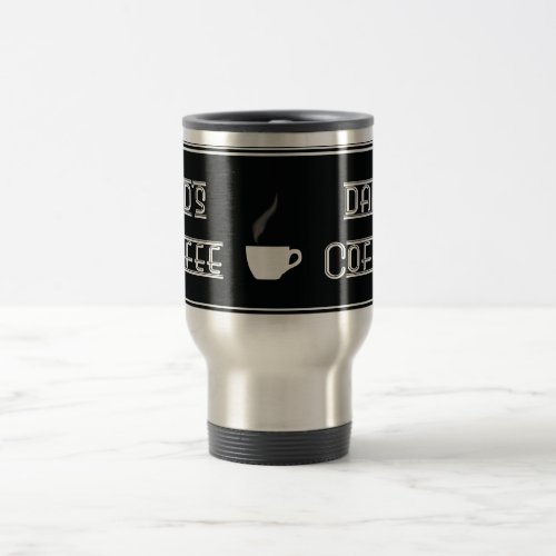 dads coffee retro vintage travel mug