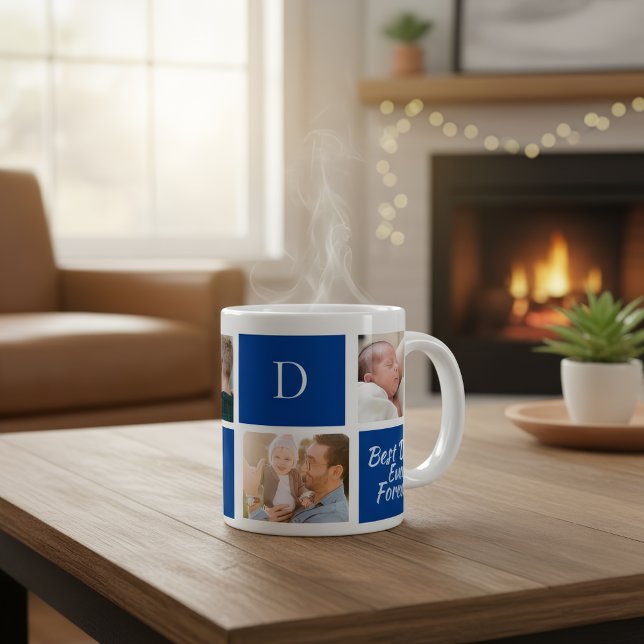 Dad's Collage photo, Capturing Precious Moment Giant Coffee Mug (Creator Uploaded)