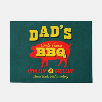 Dad's Cooking Doormat by CaptainScratch at Zazzle
