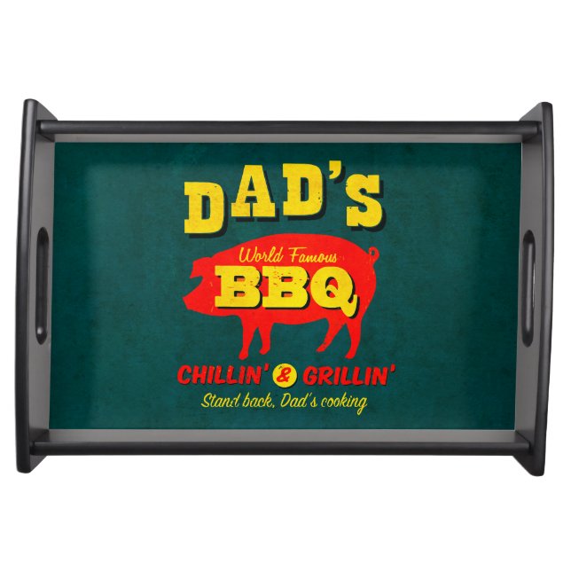 Dad's Cooking Serving Tray (Front)
