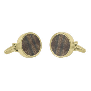Dads Day Gifts Crocodile Skin Pattern Cufflinks