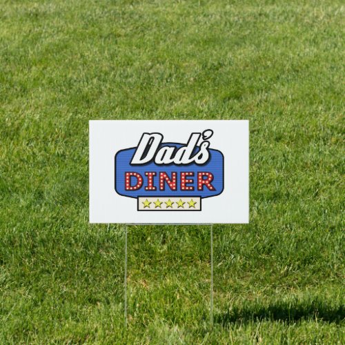 Dads Diner Logo _ Home BBQ Sign
