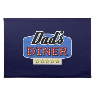 Dad's Diner Placemat - Gift for Dad