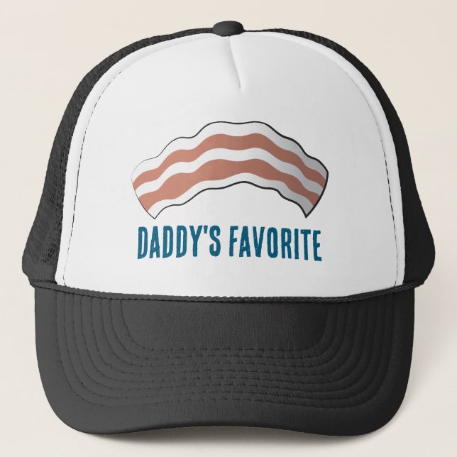 Dad's Favorite Bacon Trucker Hat (Front)
