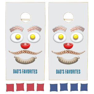 DAD'S FAVORITE BREAKFAST CORNHOLE SET