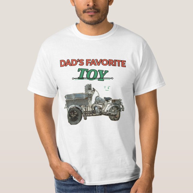 Dad's Favorite Toy Motorcycle Tee (Front)