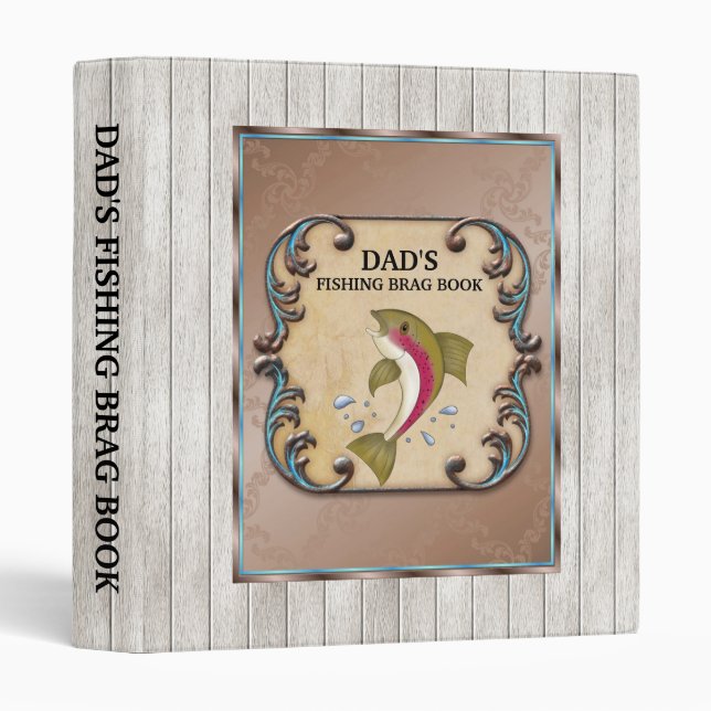 Dad's Fishing Brag Book Binder (Front/Spine)