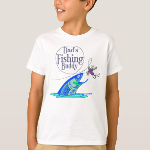 Dad's Fishing Buddy Kids T-shirts