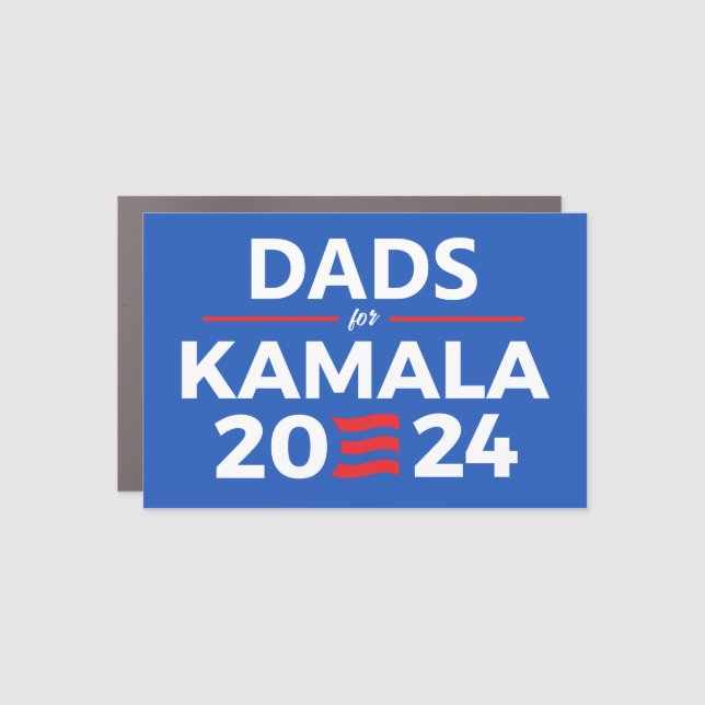 Dads for Kamala Harris Car Magnet (Front)
