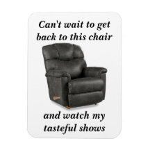 Dad's fridge magnet of his favorite chair