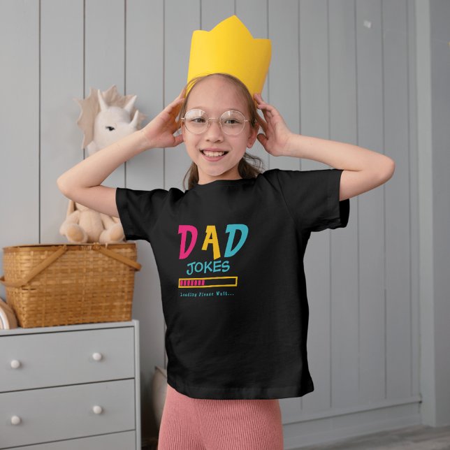 Dad's Funny Jokes T-Shirt (Dad's funny jokes (customizable content))
