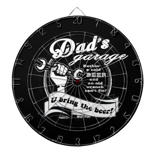 Dads Garage Bring Beer Dartboard