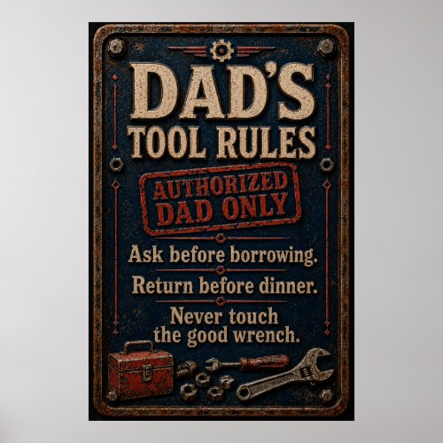 Dads Garage Poster