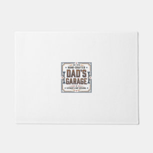 Dads Garage Vintage Fathers Day Doormat