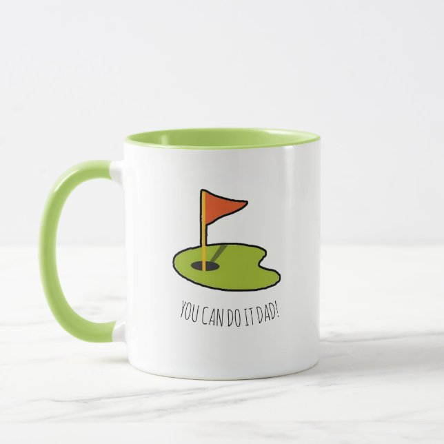Dad's Gift Coffee Mug With Golf (Left)