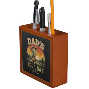 Dad's Golf Day Desk Organizer