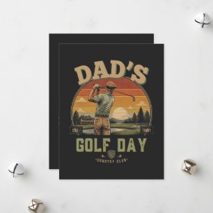 Dad's Golf Day Holiday Card