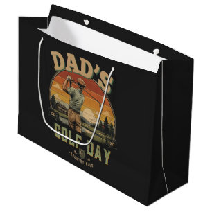 Dad's Golf Day Large Gift Bag