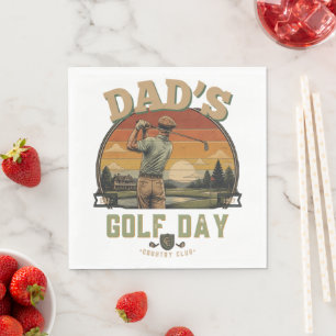 Dad's Golf Day Napkins