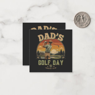 Dad's Golf Day Note Card