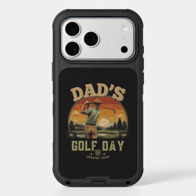 Dad's Golf Day Otterbox iPhone Case (Back)