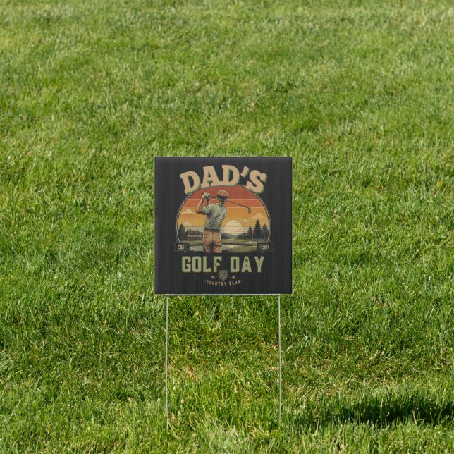 Dad's Golf Day Sign (Insitu)