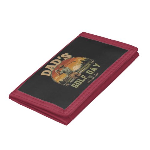 Dad's Golf Day Trifold Wallet